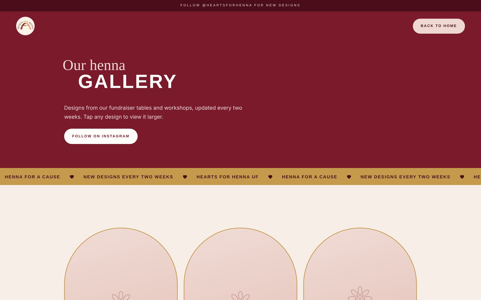Gallery page